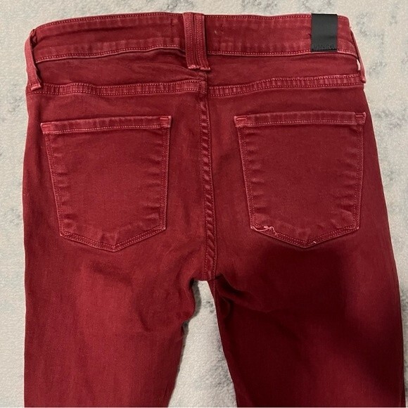 Vince Brick Red Skinny Jeans Size 25 - Picture 9 of 15